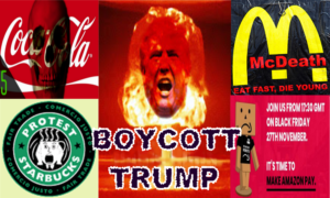 Stop Trump - boycott four major US food businesses